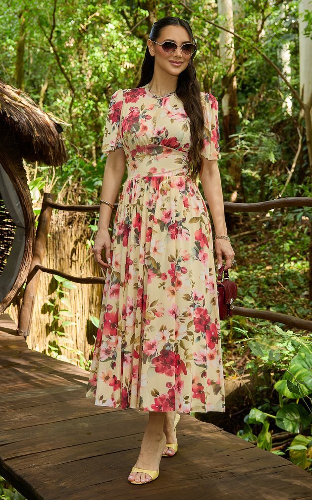 Vestido Midi com Cós Estruturado Keila - Tata Martello