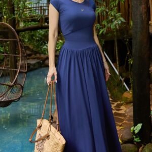 Vestido Maxi Midi com Recorte Assimétrico Amanda - Tata Martello