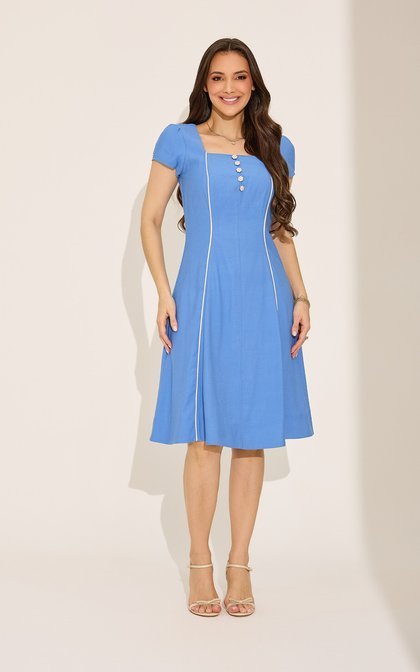 Vestido Curto na Alfaiataria Dalila - Tata Martello - Imagem 2