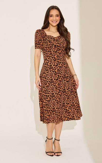 Vestido Midi com Decote Princesa Valentina - Tata Martello - Imagem 2