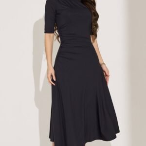 Vestido Midi Ajustado com Franzido Isabela - Tata Martello